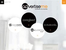 Tablet Screenshot of advertise-me.fr